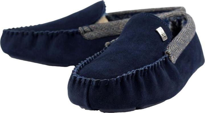 Actual product image Lazy Dogz Mens Worley Suede Slippers (41)