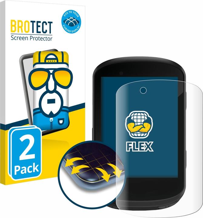 Produktbild BROTECT Full-Cover Displayschutz (2 Stück, Garmin Edge 530)