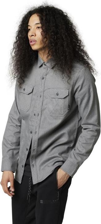 Fox Woven 22 Assembly Line Flannel Htr G