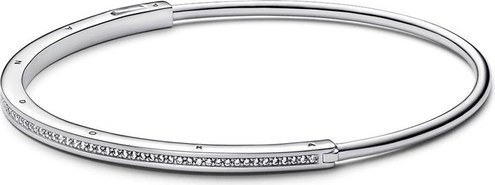 Pandora Armreif Signature Pavé (17.50 cm, Sterling Silber 925)