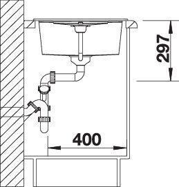 Produktbild Blanco Metra 45 S (Aufsatzspülbecken, 50 cm, 78 cm)