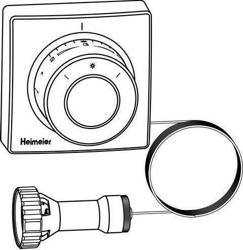 Actual product image Heimeier Thermostatic head F