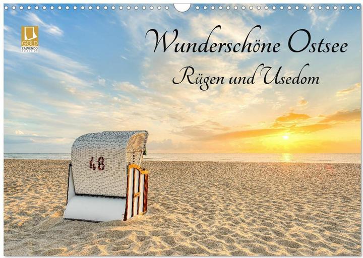 Actual product image Wunderschne Ostsee Rgen und Usedom (Wandkalender 2026 DIN A3 quer), Monatskalender (DIN A3 landscape)
