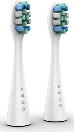 Actual product image Aeno Spare heads ADBTH1-2 for Sonic toothbrushes DB1S white, 2pcs, DuPont bristles (2 x)