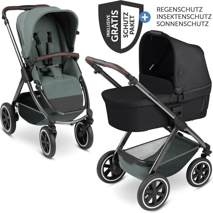 ABC Design Kombikinderwagen Kombi-Kinderwagen Samba - inkl. Babywanne