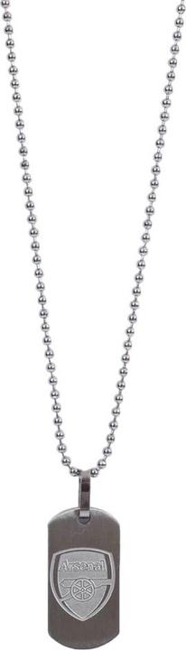 Arsenal FC Erkennungsmarke und Kette Matt (100% synthetisches Material)