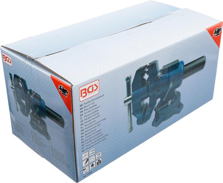 Produktbild BGS Parallel-Schraubstock | 100 mm Spannbacken | 360° drehbar (100 mm)