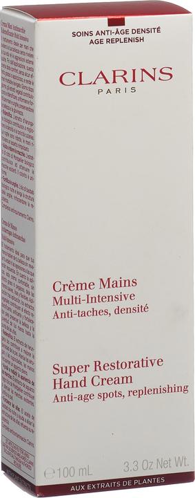 Actual product image Clarins CrÃ¨me Mains Super Intensive Anti-Age Hand Cream (100 ml)