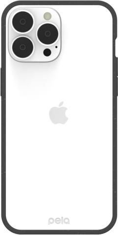 Pela Clear - Custodia ecologica per iPhone 13 Pro Max - Nero (Apple iPhone 13 Pro Max)