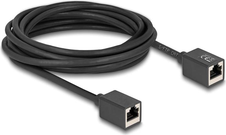 Actual product image Delock Network extension cable coupling RJ45 socket to R (S/FTP, CAT6a, 5 m)