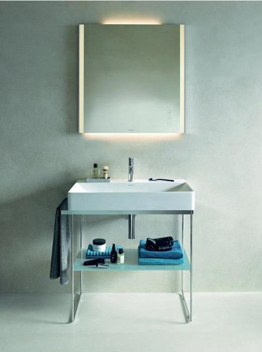 Actual product image Duravit DURASQUARE glass inlay for metal console 003111/112 cubic line