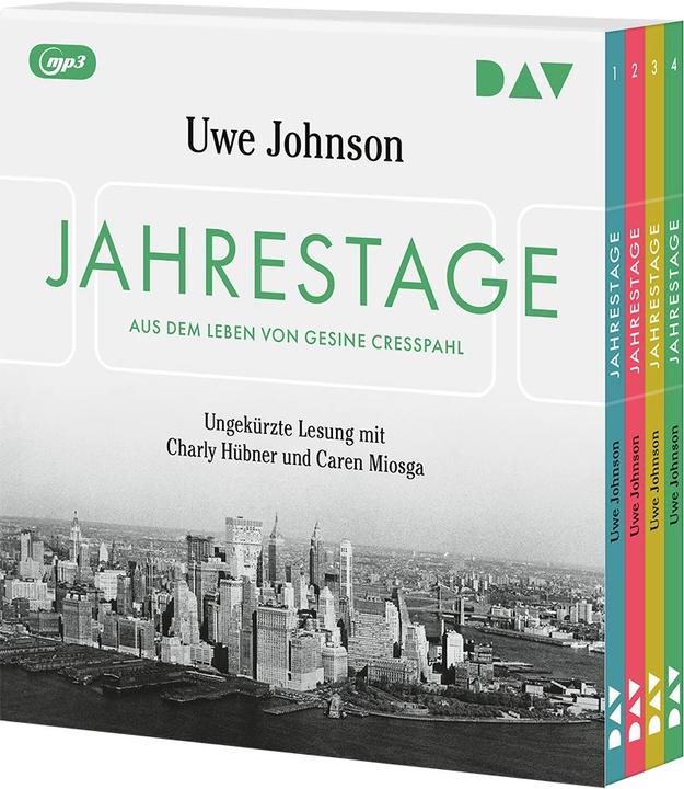 Produktbild Jahrestage. Aus dem Leben von Gesine Cresspahl (Uwe Johnson, Charly Hübner, Caren Miosga, Deutsch)