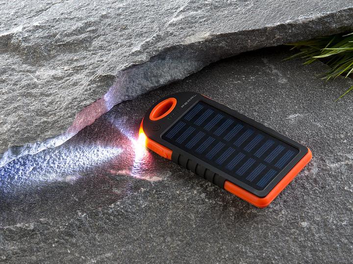 Actual product image Pearl Solar power bank with flashlight (3000 mAh, 5 W, 11.10 Wh)