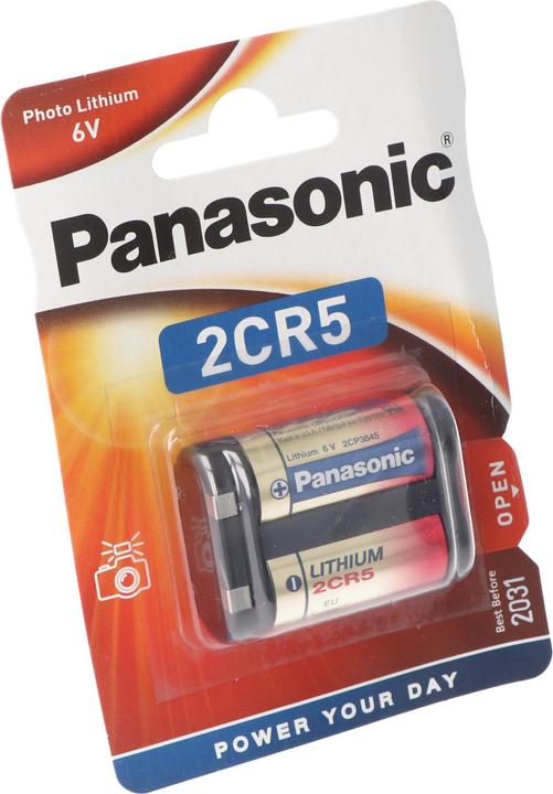 Actual product image Panasonic Photo Lithium 2CR5 (1 pcs., 2CR5, 1400 mAh)