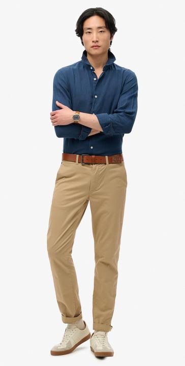 Immagine prodotto Superdry Vacation Hemd mit langen Ärmeln aus Leinen (L)
