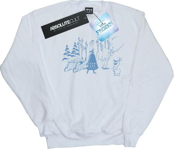 Disney Frozen Anna Sven And Olaf Sweatshirt