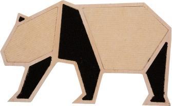 Actual product image PawLove Paw Love - Cat scratching post - Panda - White/black (Hvid, Sort)