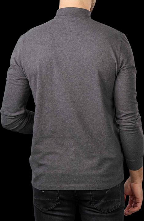 Actual product image Drykorn Long Sleeve Emanuel T-Shirt Stand-Up Collar Grey (S)