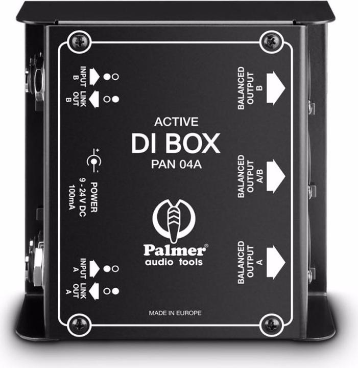 Palmer Audio PAN 04 A Aktive 2-Kanal (DI Box)