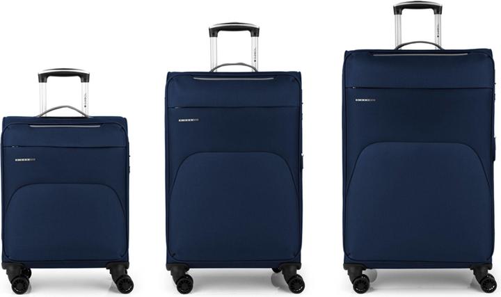 Actual product image Gabol Zambia 4-wheel suitcase set 3-piece with stretch fold (115 l, XL (from 140l))