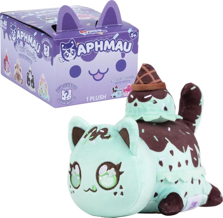 Actual product image Aphmau 6" Mystery Meemeow Plush - Ice Cream (15.24 cm)