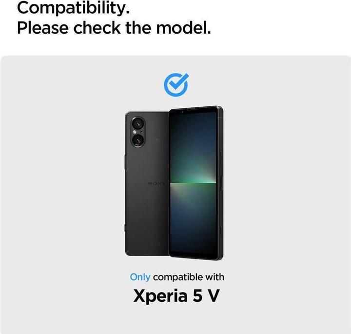 Produktbild Spigen GEHÄRTETES GLAS ALM GLAS.TR 2ER-PACK SONY XPERIA 5 V KLAR (2 Stück, Sony Xperia 5 V)