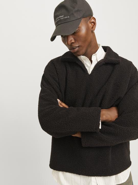 Actual product image Jack & Jones Joravondale Teddy Split Neck Sweat Ln (XL)