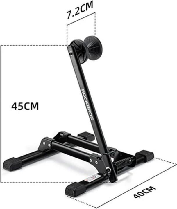 Actual product image Rockbros 27210001001 Folding Bicycle Stand - Black (Apple iPhone 16)