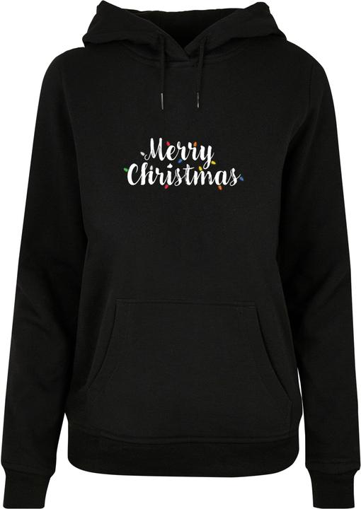 Immagine prodotto Merchcode Felpa con cappuccio da donna Merry Christmas Lights Basic - 116651 (M)