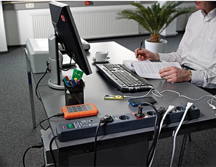 Produktbild Brennenstuhl Secure-Tec (8 x, CEE 7/3, 3 m)