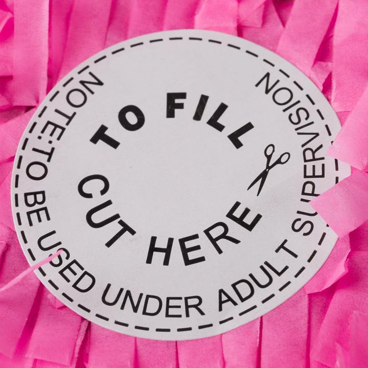 Actual product image Relaxdays Numbered Birthday Pinata