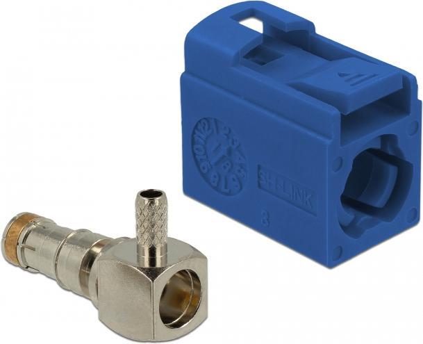 Actual product image Delock FAKRA K jack 90° for crimping