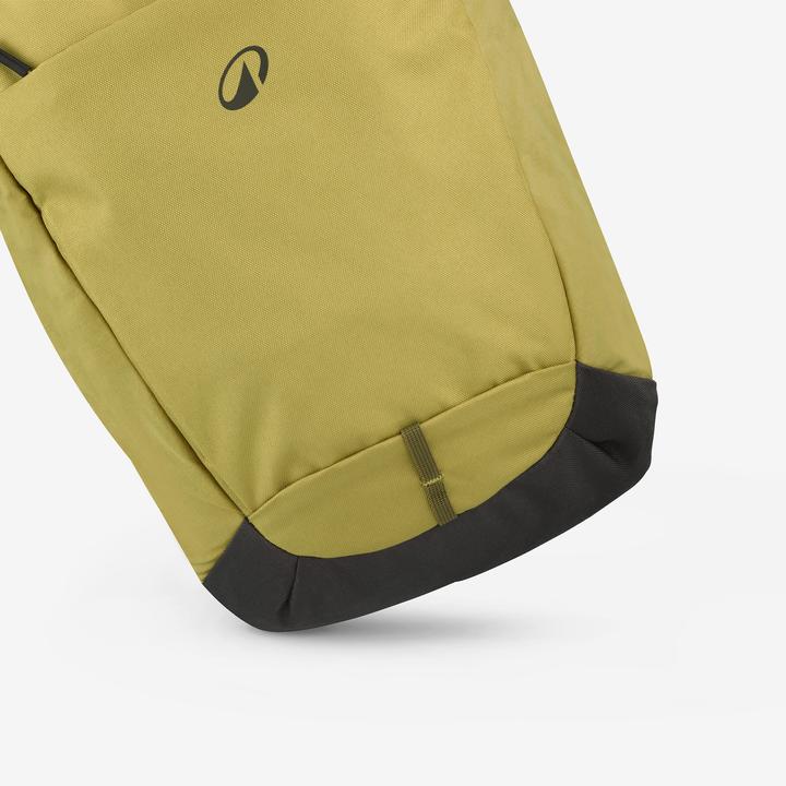 Actual product image Quechua Wanderrucksack Rolltop - NH500 Escape 16 L + 4 L khaki (21 l)