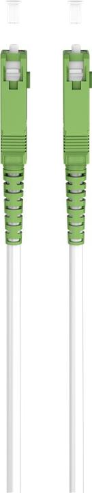 Produktbild Goobay Glasfaserkabel FTTH, Singlemode OS2 White, weiss Simplex, 20 m (S/UTP, 20 m)