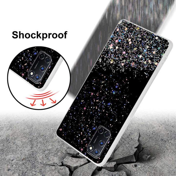 Image du produit Cadorabo Coque pour Oppo A72 TPU funkelnder Glitter (Oppo A72)