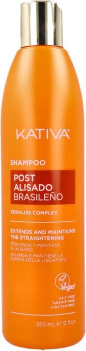 Produktbild Kativa Nachglättungsshampoo Keratin 335 Neu (335 ml, Flüssiges Shampoo)