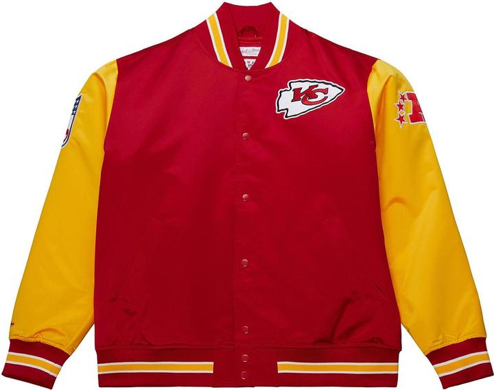 Image du produit Mitchell & Ness M&N Heavyweight Satin Veste NFL Kansas City Chiefs (M)