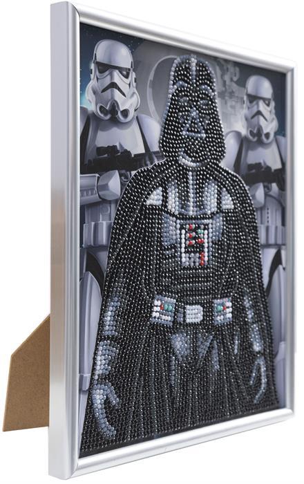 Produktbild Craft Buddy Darth Vader und Sturmtruppler, 21x25cm Bild mit Rahmen Crystal Art