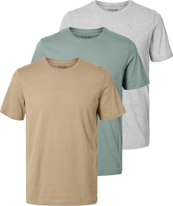 Actual product image Selected Homme 3er-Pack Baumwoll T-Shirt (L)