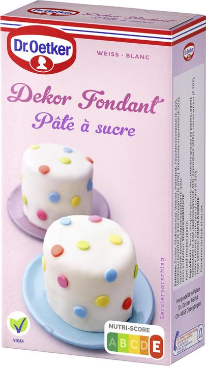 Dr. Oetker Rollfondant weiss (250 g)