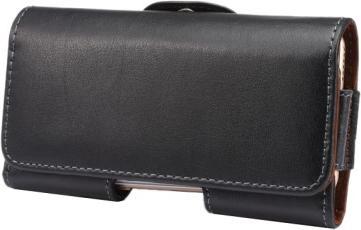 Ueli Express Universal Echtleder Gürtel Etui Schwarz S (Apple iPhone 5s, Apple iPhone 5)
