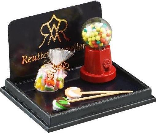 Actual product image Reutter 001.457/5 - Sweet fun bubble gum, miniature in 1:12 scale