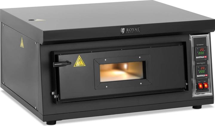 Actual product image Royal Catering Pizza oven - 1 chamber - 4200 W - Ø 58 cm - (Pizza oven Gastro)