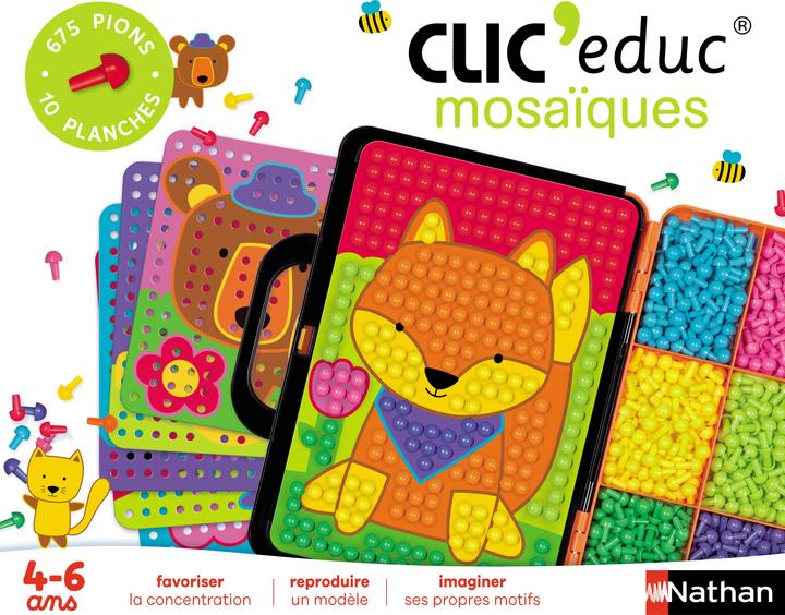 Actual product image Nathan CLIC'educ 31607 mosaic set