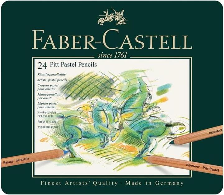 Actual product image Faber-Castell Coloured pencil PITT PASTELL (Multicoloured, 24 x)