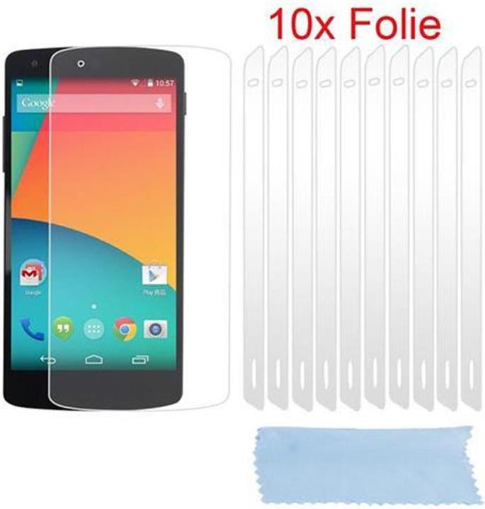 Actual product image Cadorabo 10x protective film (1 Piece, LG Nexus 5)