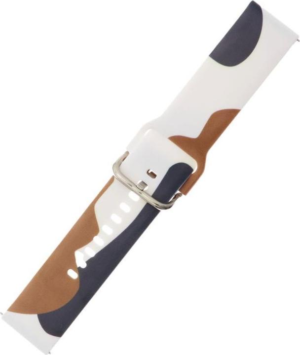 Actual product image Hurtel Strap Moro Band For Samsung Galaxy Watch 42mm Silicone Strap Camo Watch Bracelet (1) (Plastic)