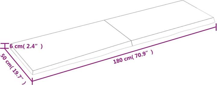 Produktbild VidaXL Emerald (180 x 6 x 50 cm)