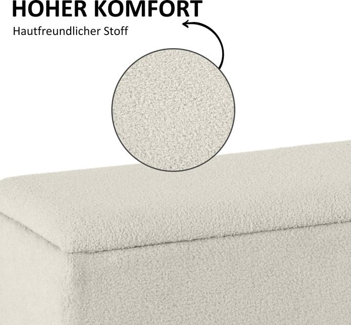 Immagine prodotto Homcom Panca con spazio di archiviazione (95 cm)