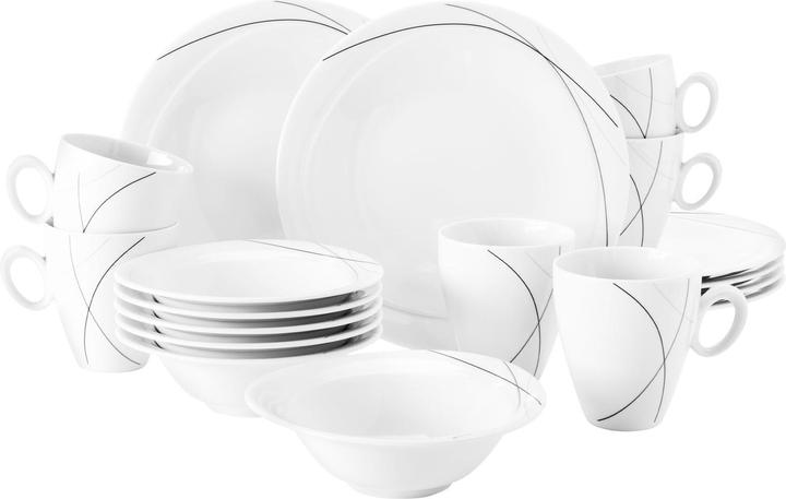 Seltmann Trio Highline Frühstück-Set (18 pièce(s))
